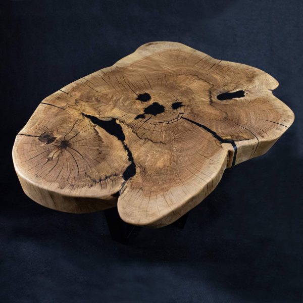 goodwood - drevený stôl so živicou